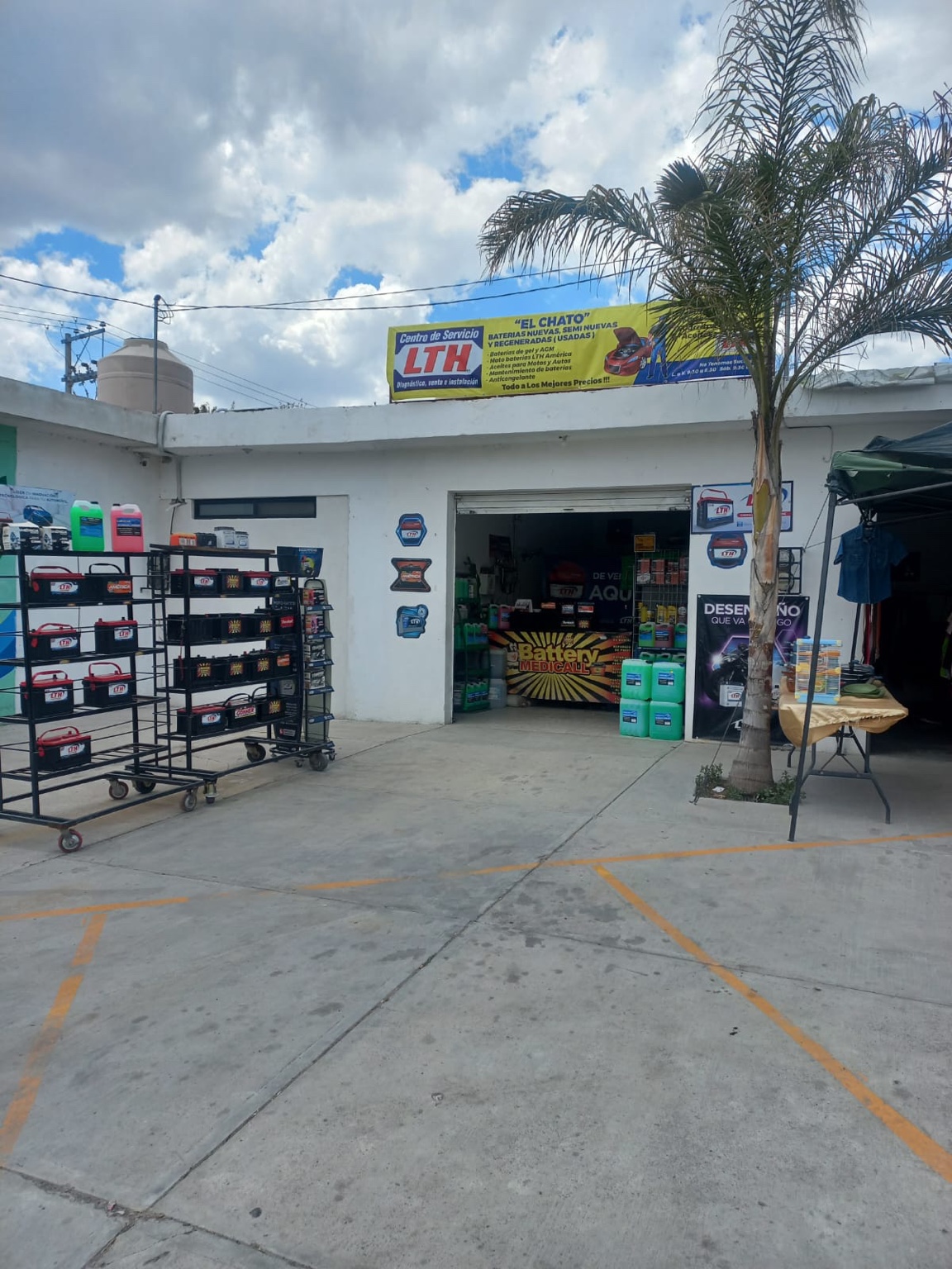 Fachada de Baterías El Chato